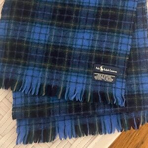 Polo Ralph Lauren Scarf Muffler, Classic Winter Wool Accessory, Elegant